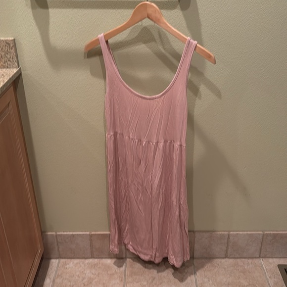Pink Button-Down Sleeveless Dress - Picture 5 of 7